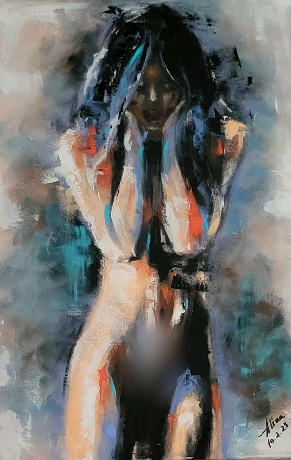 ArteDiAlina.com painting: Some sorrow
